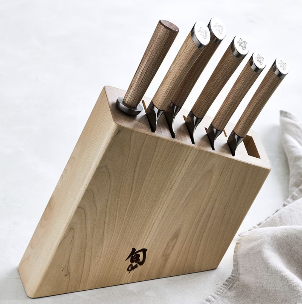 Shun Hikari 7-Piece Knife Block Set